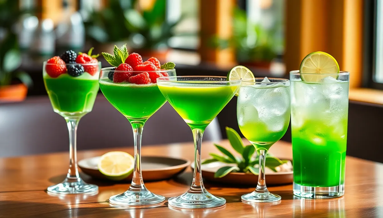 15 Stunning Green Cocktails That'll Make Your Next Party Unforgettable 9