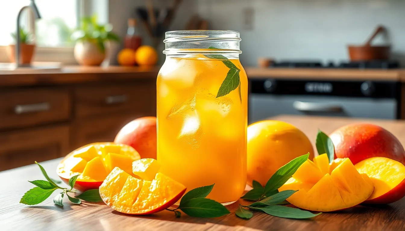 Refreshing Mango Iced Tea Recipe: Easy Homemade Summer Drink (5 Minutes!) 10 Refreshing Mango Iced Tea Recipe: Easy Homemade Summer Drink (5 Minutes!) 9