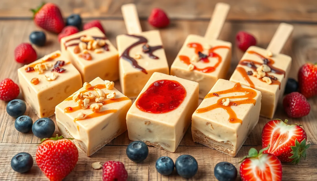 Easy Peanut Butter Frozen Yogurt Bars Recipe (Just 5 Ingredients!) 9