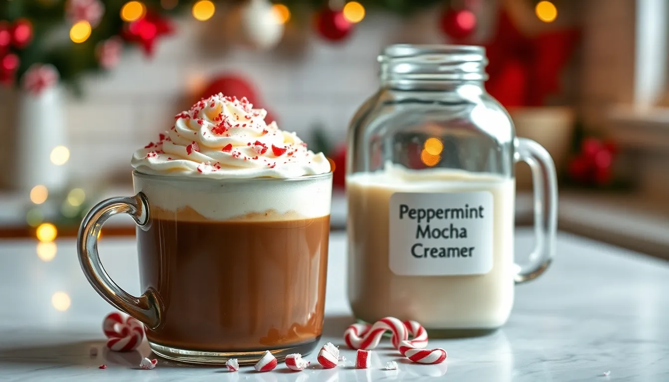 Easy Homemade Peppermint Mocha Creamer Recipe (Ready in 10 Minutes!) 10 Easy Homemade Peppermint Mocha Creamer Recipe (Ready in 10 Minutes!) 9