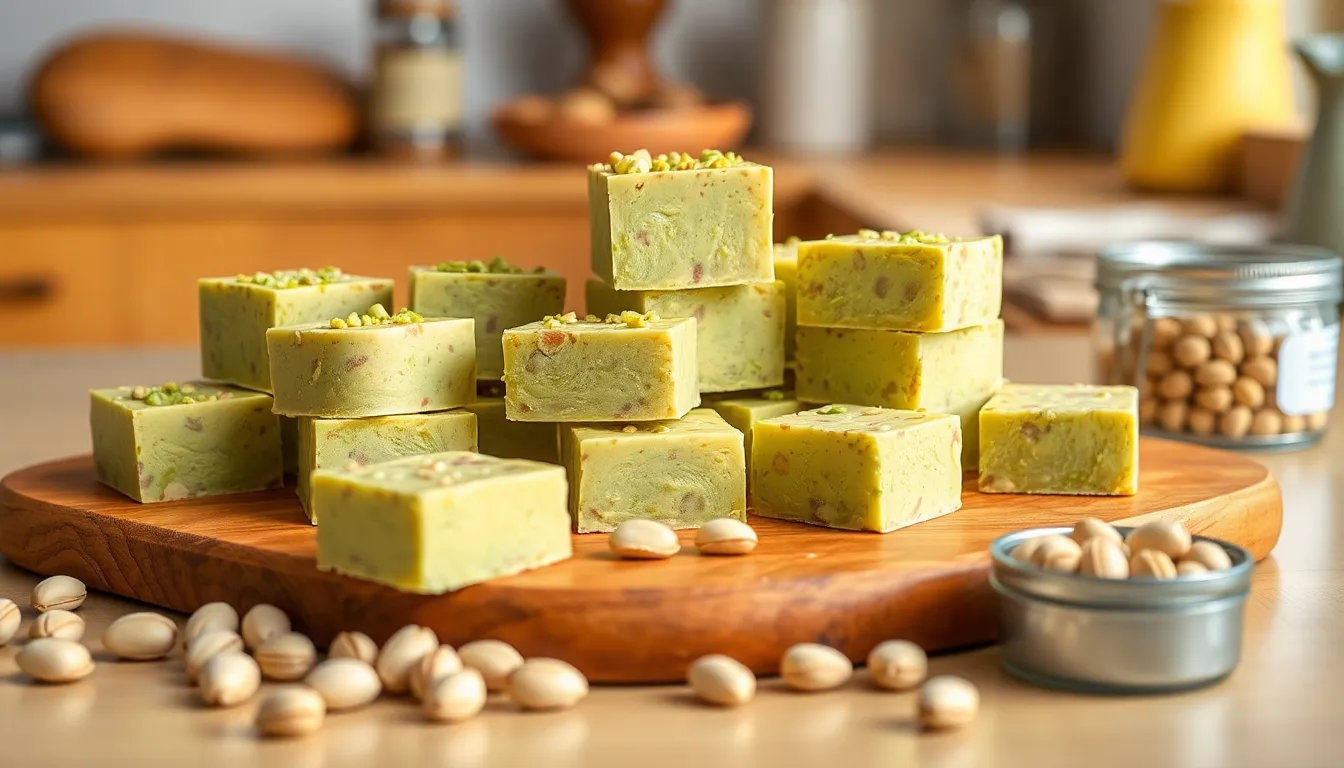 Easy Pistachio Fudge Recipe: Creamy, Nutty & Perfect for Any Occasion 10 Easy Pistachio Fudge Recipe: Creamy, Nutty & Perfect for Any Occasion 9