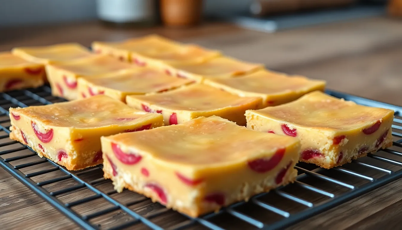 Perfect Rhubarb Custard Bars Recipe: Sweet, Tart & Creamy Spring Dessert 9