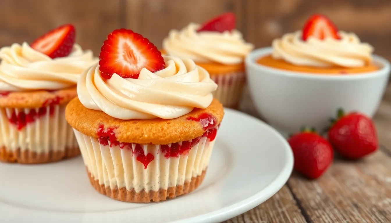 Easy Strawberry Cheesecake Cupcakes Recipe (Step-by-Step Guide) 9