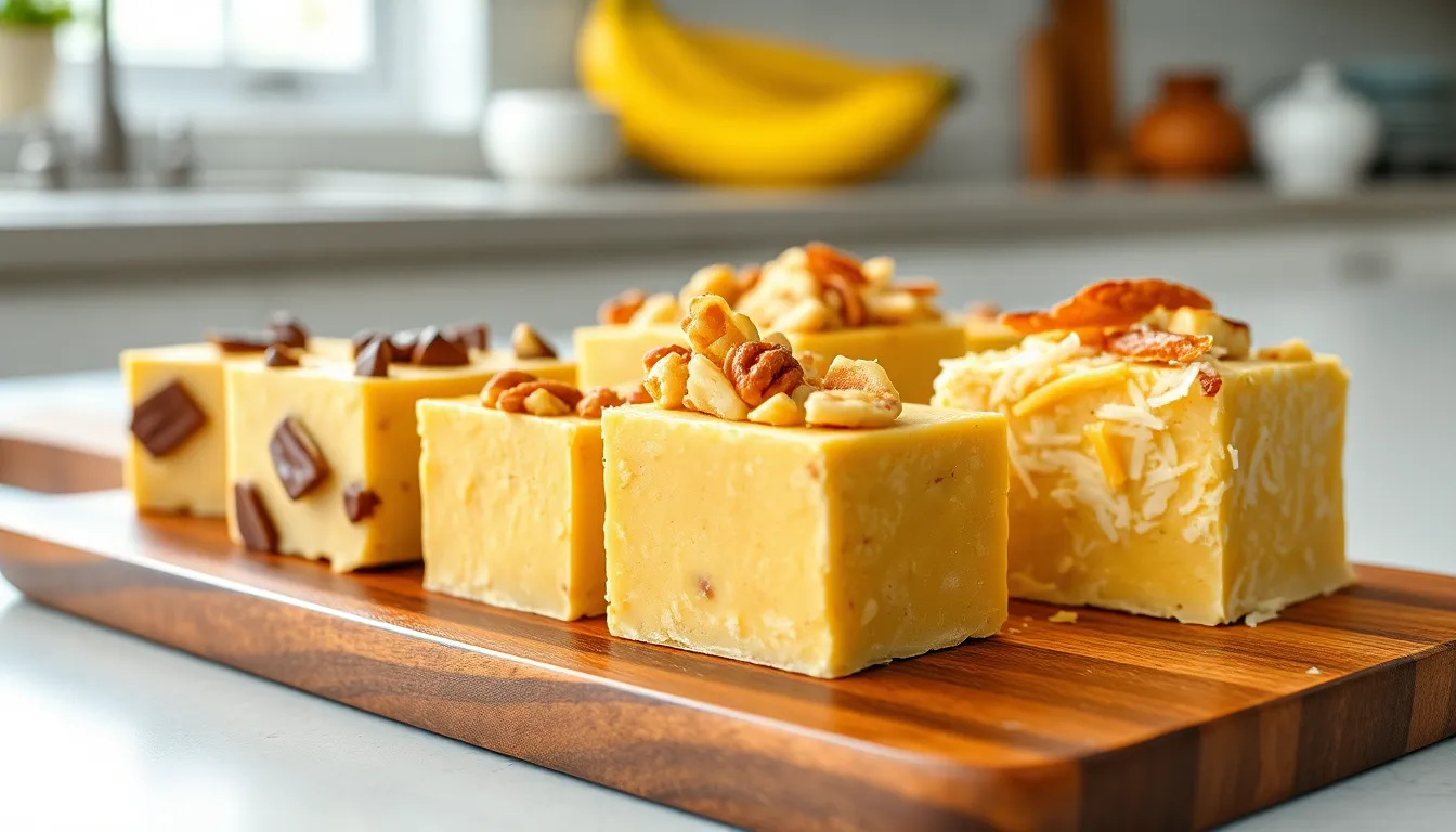 Easy No-Bake Banana Fudge Recipe: Creamy 15-Minute Dessert with Overripe Bananas 11