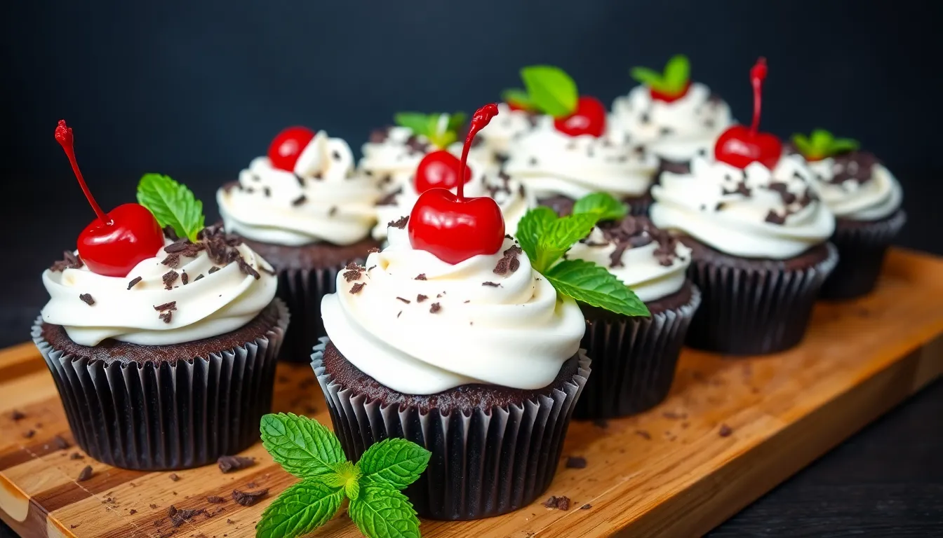Perfect Black Forest Cupcakes Recipe: Easy Chocolate Cherry Treats in 30 Minutes 12 Perfect Black Forest Cupcakes Recipe: Easy Chocolate Cherry Treats in 30 Minutes 11