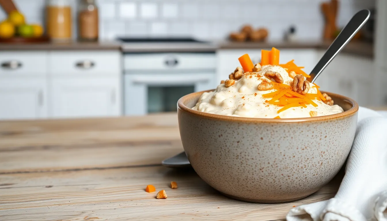 Carrot Cake Overnight Oats: Easy Healthy Breakfast Recipe Ready in 5 Minutes 11
