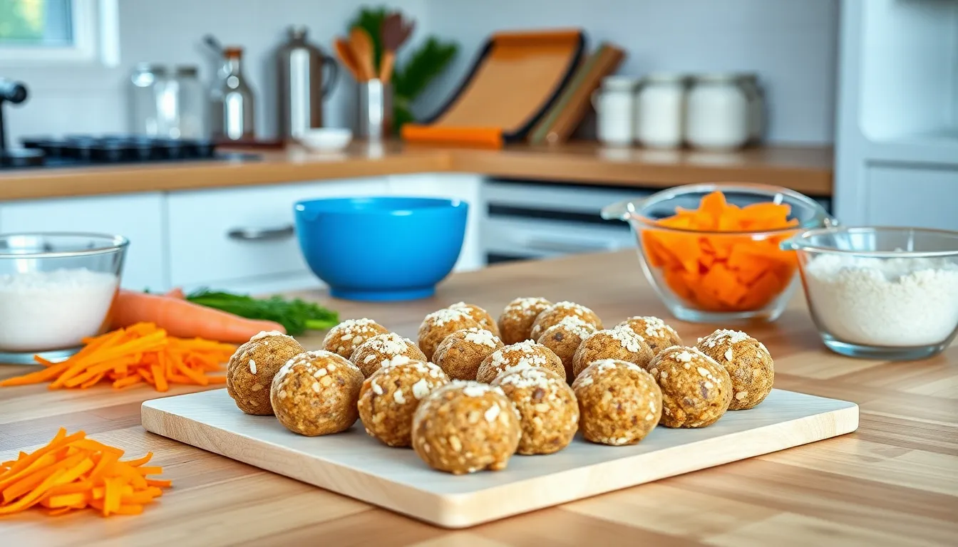 Healthy Carrot Cake Protein Balls Recipe (No-Bake + 90 Calories Each!) 12 Healthy Carrot Cake Protein Balls Recipe (No-Bake + 90 Calories Each!) 11