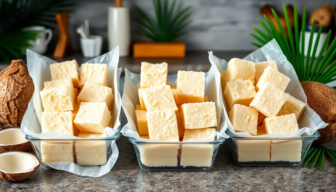 Easy Coconut Fudge Recipe: Creamy Tropical Treat Ready in 30 Minutes 11