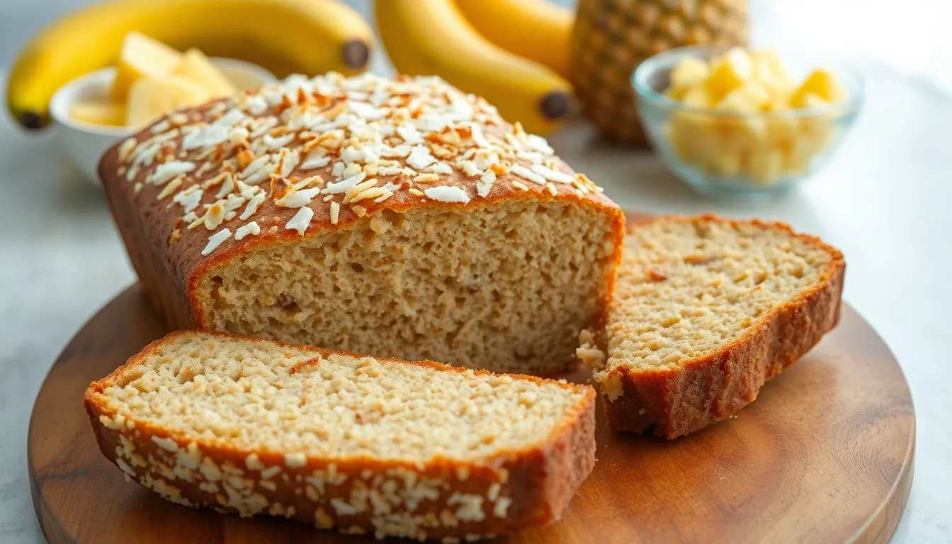 Coconut Pineapple Banana Bread Recipe: Moist Tropical Twist on Classic Comfort Food 12 Coconut Pineapple Banana Bread Recipe: Moist Tropical Twist on Classic Comfort Food 11