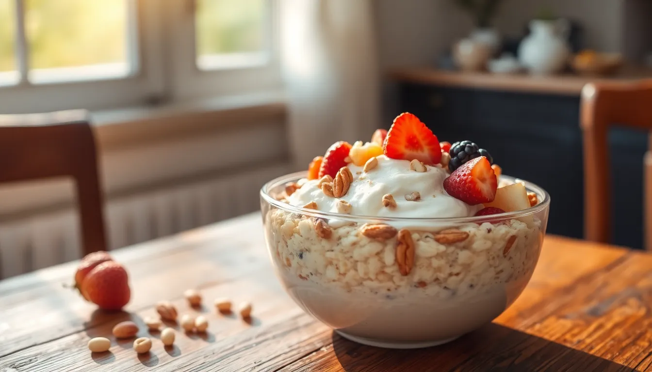 Cottage Cheese Overnight Oats: 15g Protein Breakfast Ready in 5 Minutes 12 Cottage Cheese Overnight Oats: 15g Protein Breakfast Ready in 5 Minutes 11