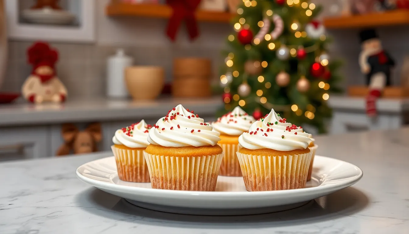 Easy Eggnog Cupcakes Recipe: Festive Holiday Treats with Buttercream Frosting 12 Easy Eggnog Cupcakes Recipe: Festive Holiday Treats with Buttercream Frosting 11