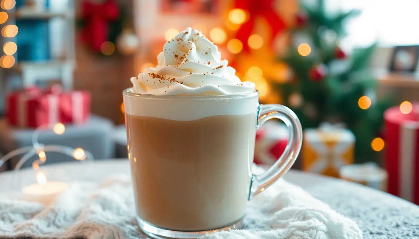 How to Make the Perfect Eggnog Latte at Home (Better Than Starbucks!) 12 How to Make the Perfect Eggnog Latte at Home (Better Than Starbucks!) 11