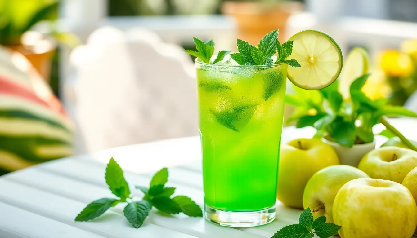 15 Stunning Green Cocktails That'll Make Your Next Party Unforgettable 11