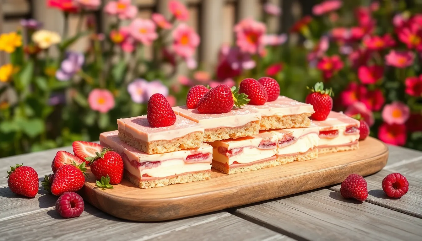 Perfect Rhubarb Custard Bars Recipe: Sweet, Tart & Creamy Spring Dessert 11