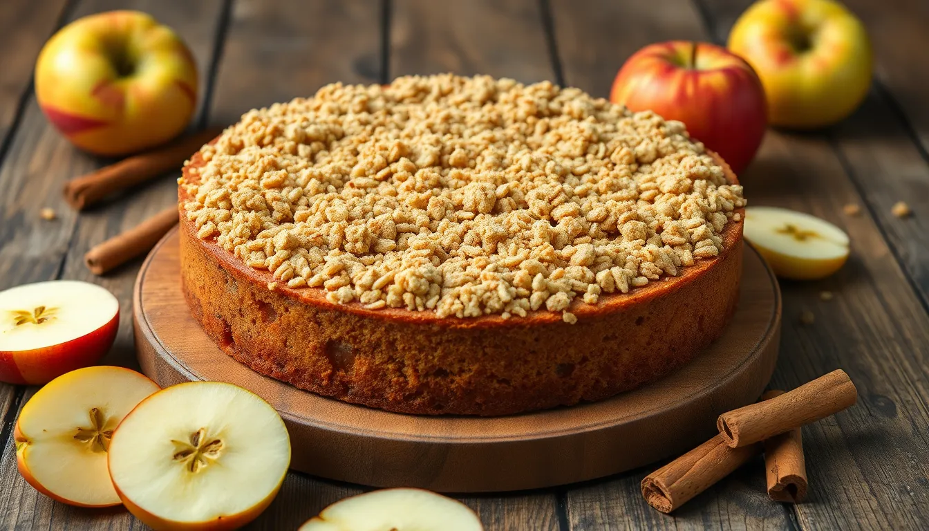 Easy Apple Cinnamon Coffee Cake Recipe with Crumb Topping (Perfect for Brunch!) 13