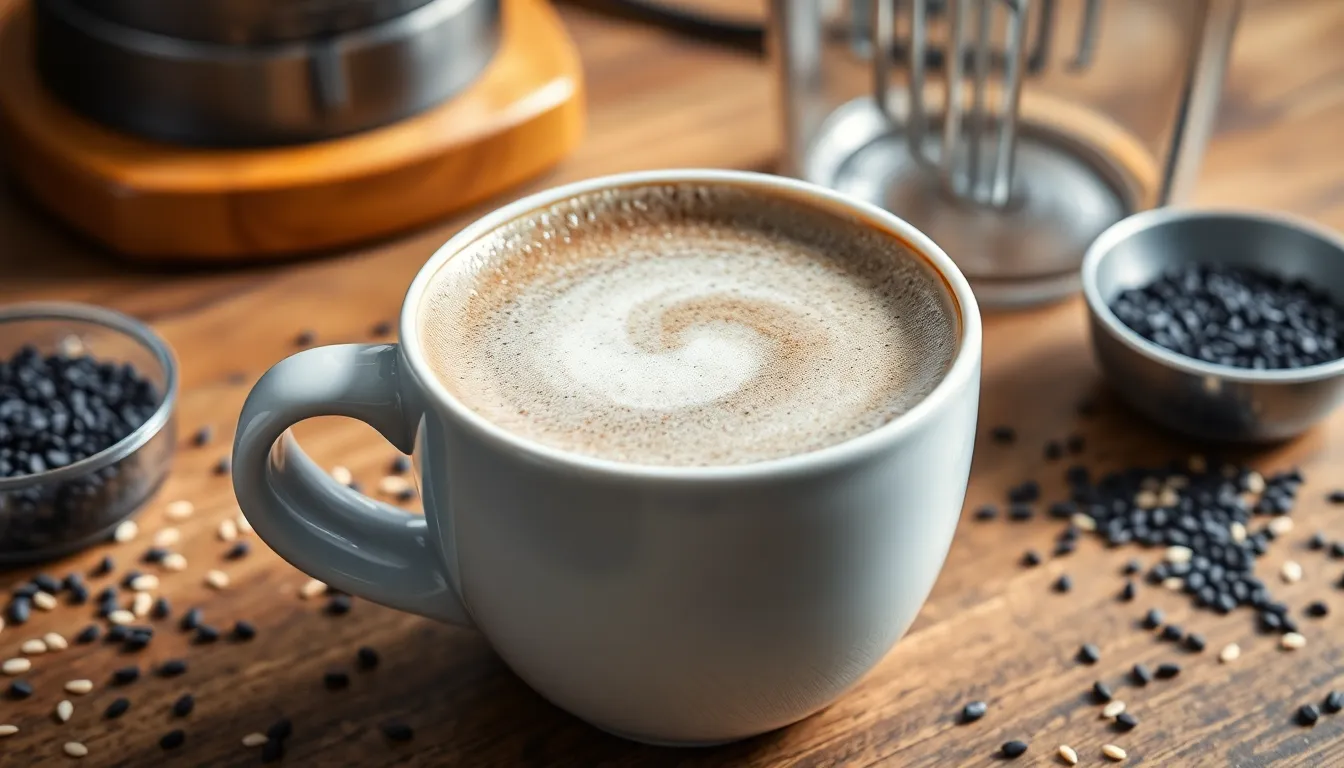 Black Sesame Latte Recipe: How to Make This Creamy Café Drink at Home 13