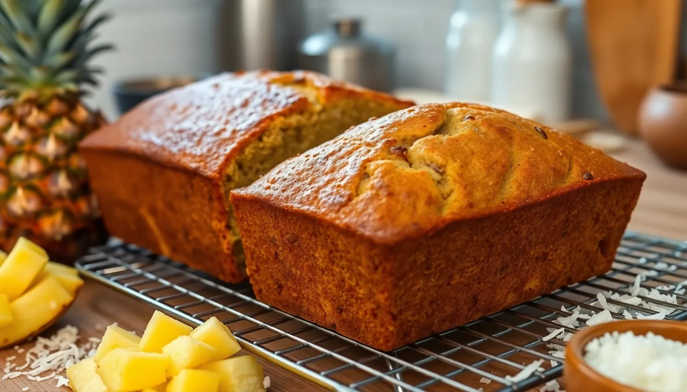 Coconut Pineapple Banana Bread Recipe: Moist Tropical Twist on Classic Comfort Food 14 Coconut Pineapple Banana Bread Recipe: Moist Tropical Twist on Classic Comfort Food 13