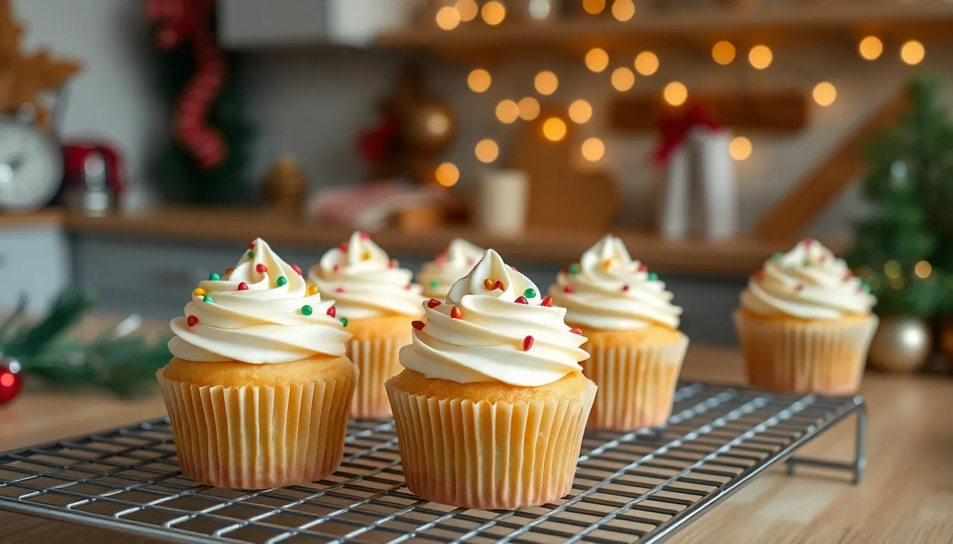 Easy Eggnog Cupcakes Recipe: Festive Holiday Treats with Buttercream Frosting 14 Easy Eggnog Cupcakes Recipe: Festive Holiday Treats with Buttercream Frosting 13