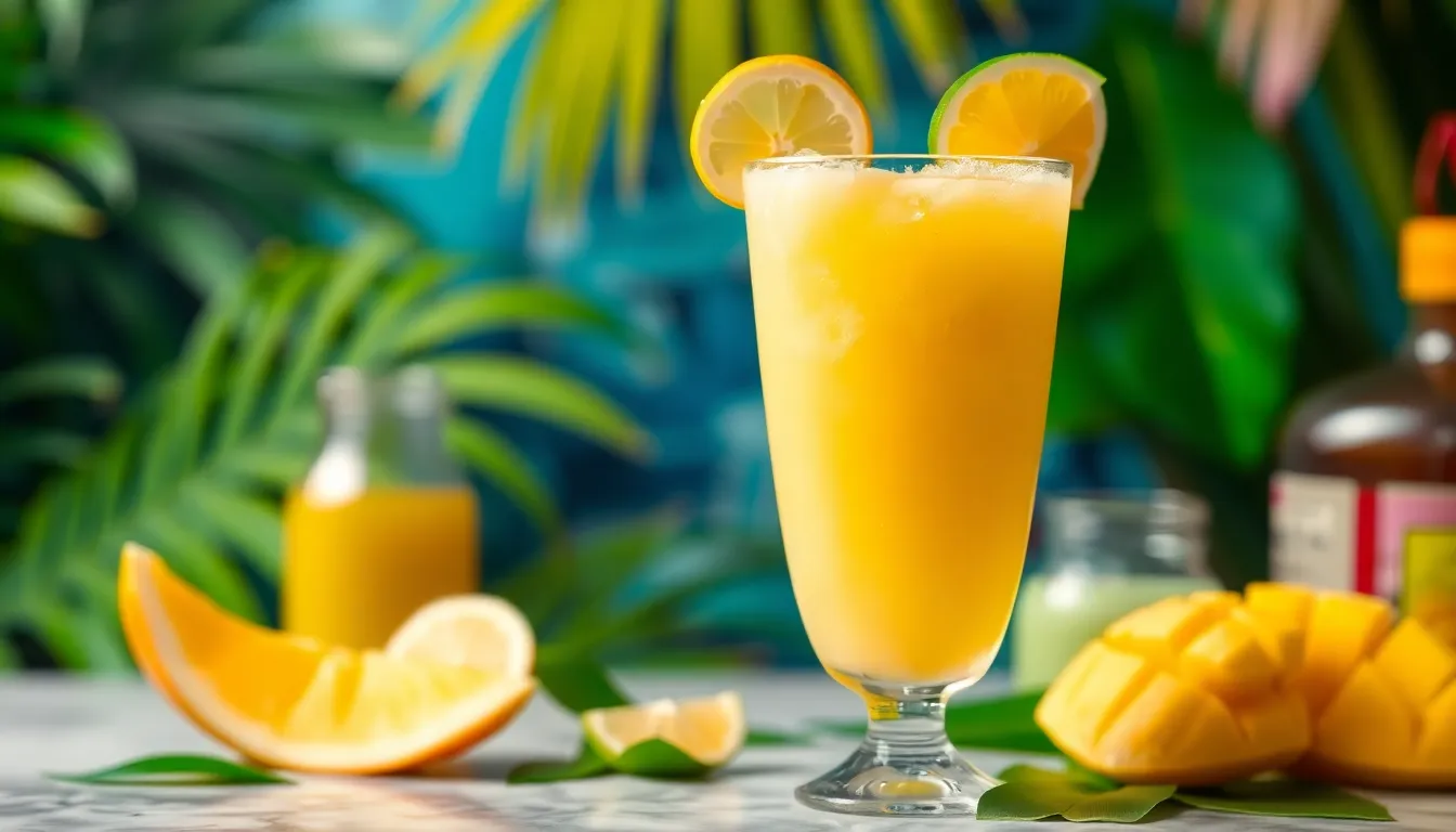 Perfect Frozen Mango Daiquiri Recipe (5 Ingredients + Easy Blender Method) 13