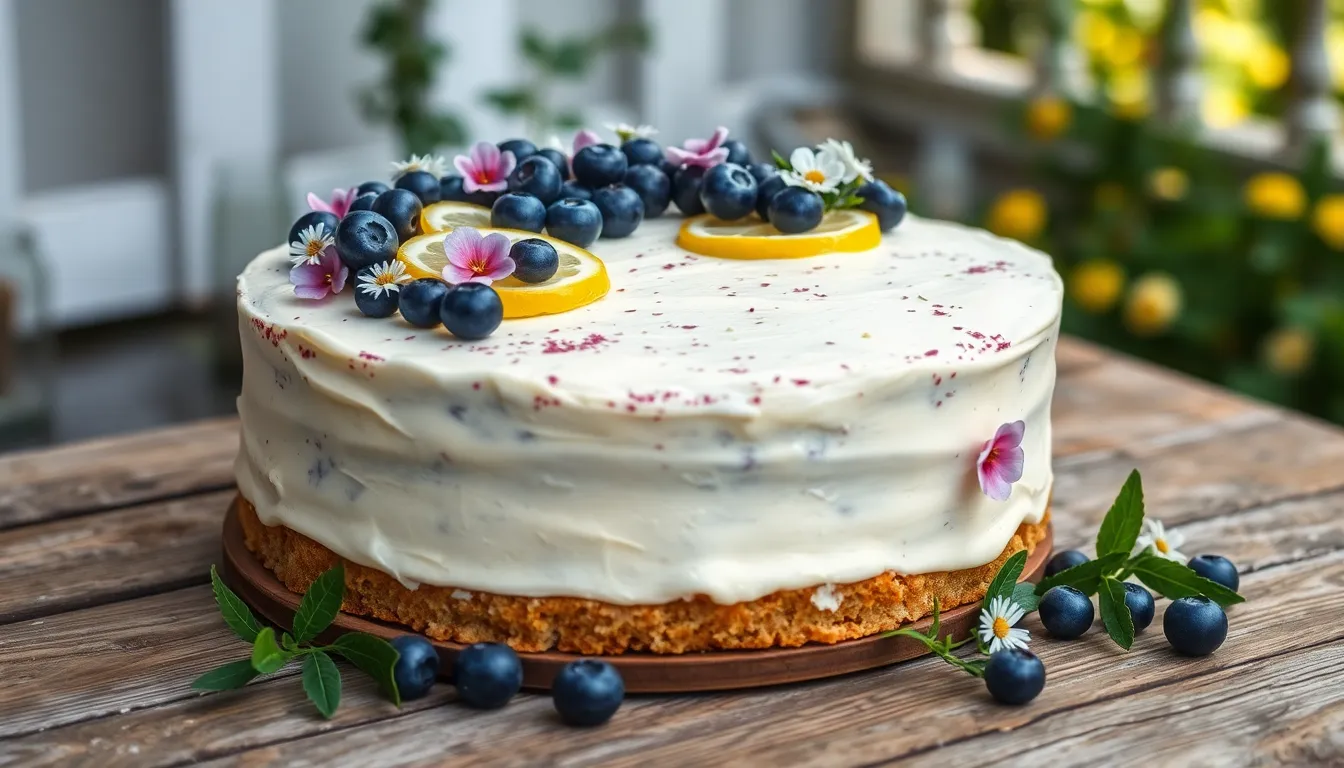Easy Lemon Blueberry Cake Recipe: Moist, Fluffy & Bursting with Fresh Flavor 13
