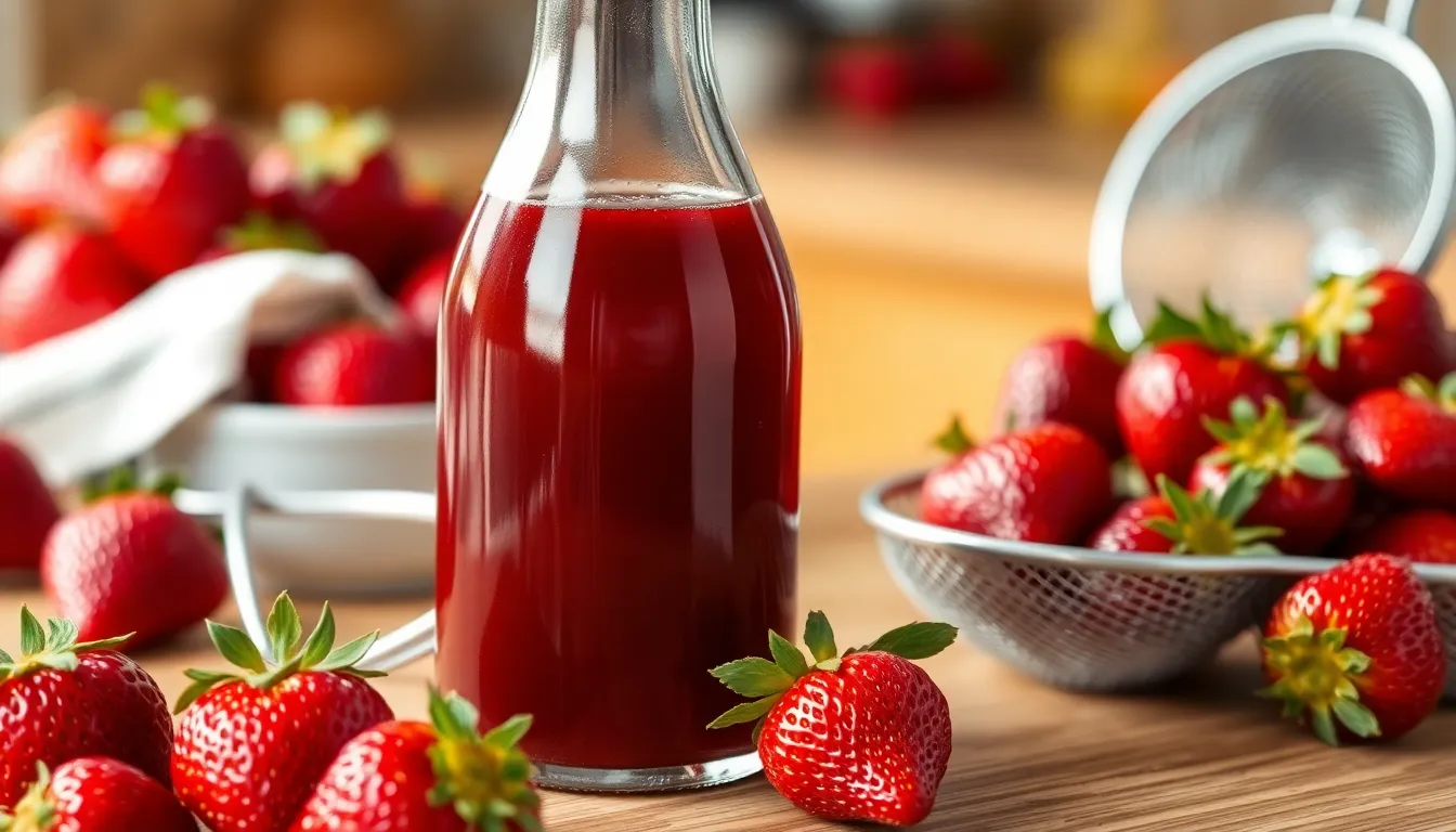 Homemade Strawberry Coffee Syrup Recipe: Easy 30-Minute Guide for Coffee Lovers 14 Homemade Strawberry Coffee Syrup Recipe: Easy 30-Minute Guide for Coffee Lovers 13