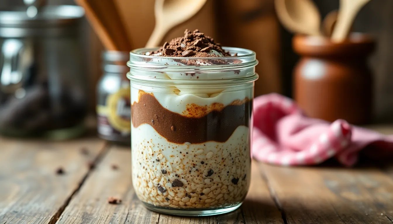 Easy Tiramisu Overnight Oats Recipe: Italian Dessert Meets Healthy Breakfast 14 Easy Tiramisu Overnight Oats Recipe: Italian Dessert Meets Healthy Breakfast 13