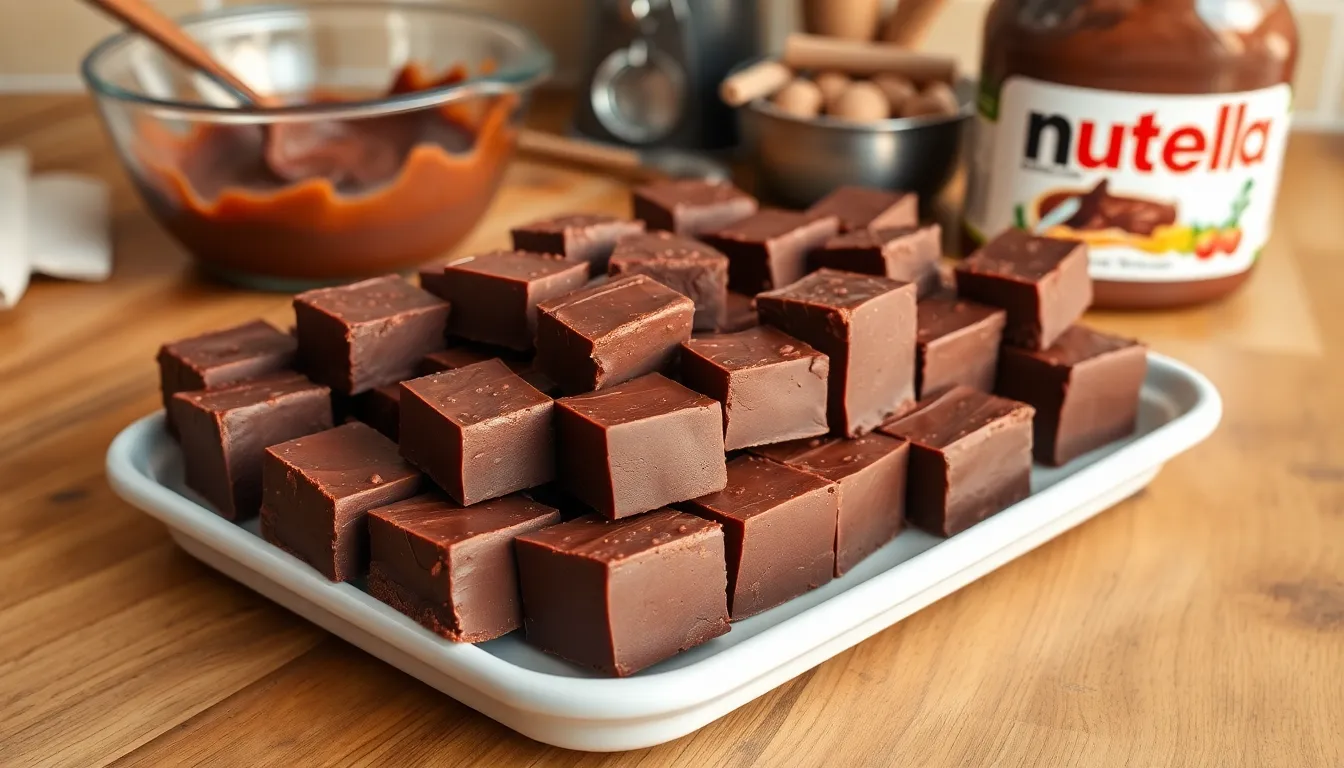 Easy 3-Ingredient Nutella Fudge Recipe (Ready in 2 Hours!) 15