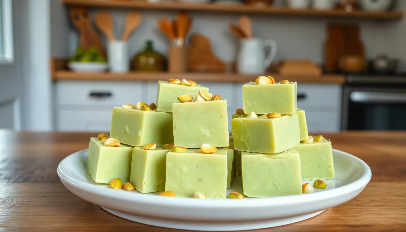 Easy Pistachio Fudge Recipe: Creamy, Nutty & Perfect for Any Occasion 16 Easy Pistachio Fudge Recipe: Creamy, Nutty & Perfect for Any Occasion 15