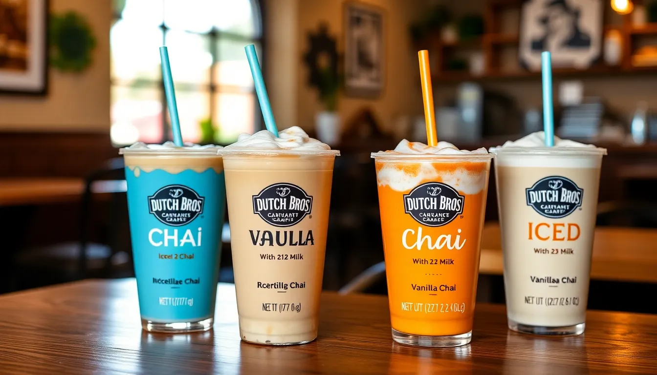 Dutch Bros Chai Drinks: 15 Best Flavors, Prices & Custom Order Tips You Need to Know 18 Dutch Bros Chai Drinks: 15 Best Flavors, Prices & Custom Order Tips You Need to Know 17