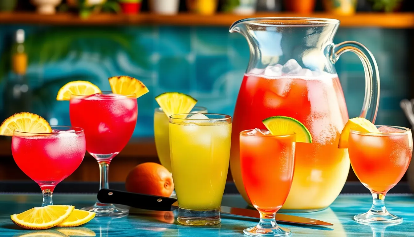 Easy Coconut Rum Punch Recipe: Perfect Tropical Cocktail for Summer Parties 2 Easy Coconut Rum Punch Recipe: Perfect Tropical Cocktail for Summer Parties 1