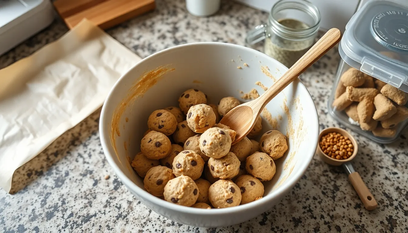 Healthy Cookie Dough Protein Balls Recipe (Ready in 10 Minutes!) 1
