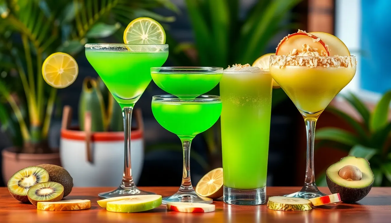 15 Stunning Green Cocktails That'll Make Your Next Party Unforgettable 1