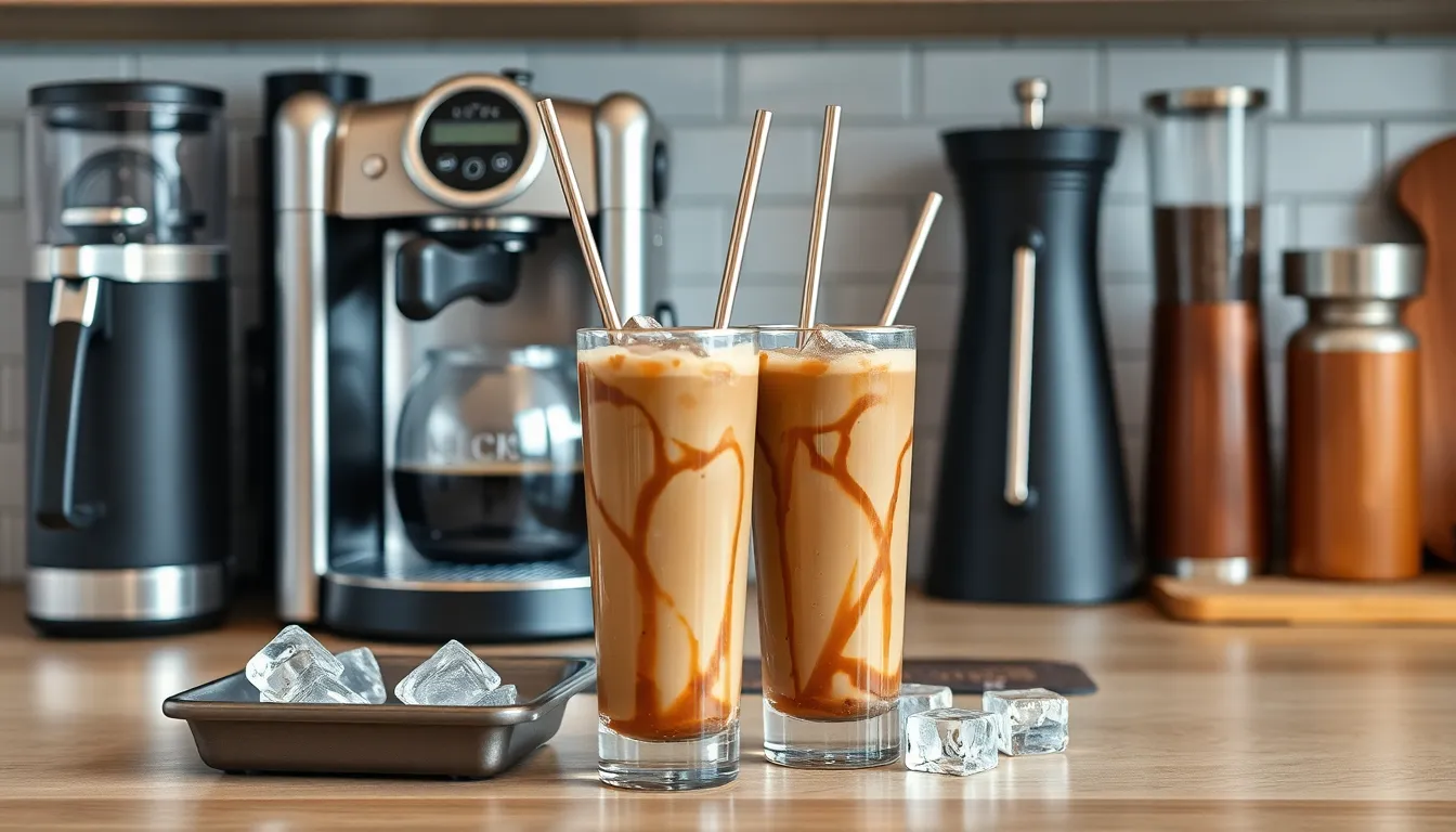 Easy Mocha Caramel Iced Coffee Recipe - Better Than Starbucks & Half the Price 1