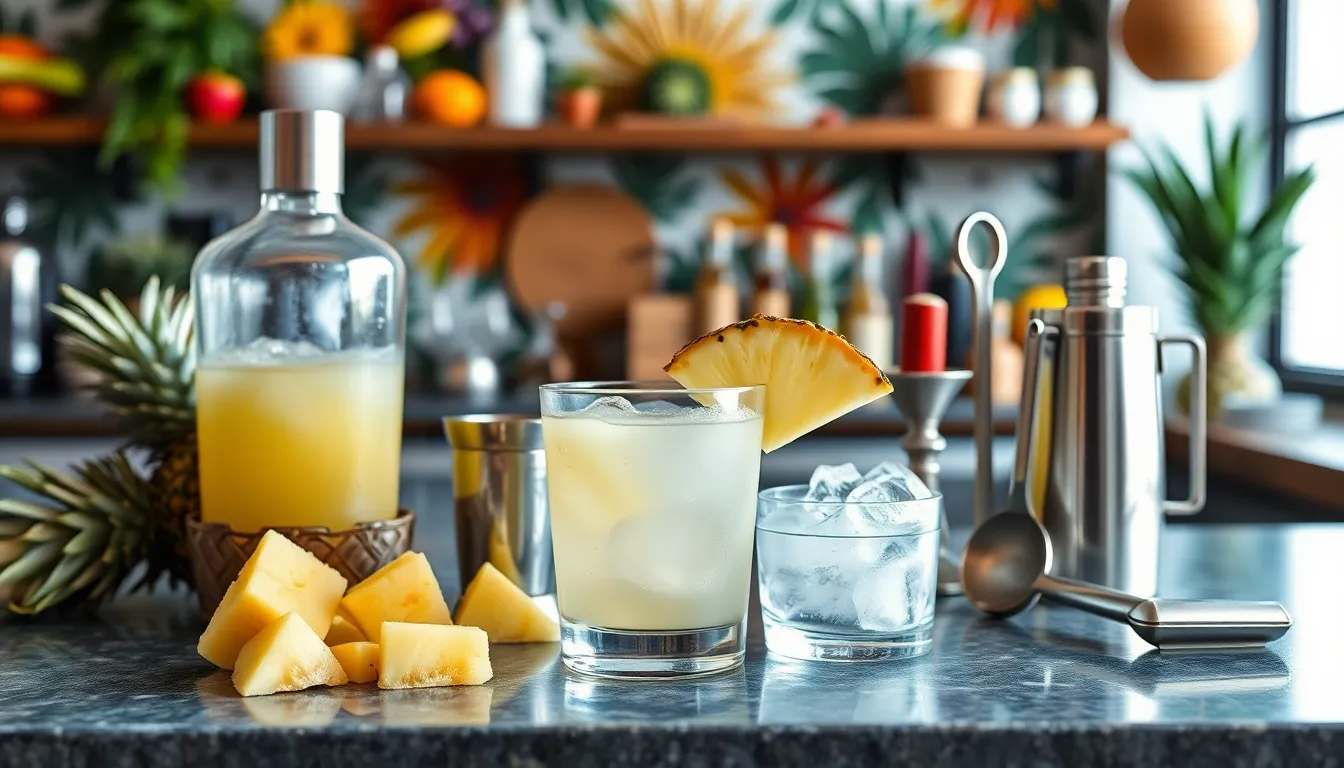 Perfect Pineapple Daiquiri Cocktail Recipe (Fresh & Frozen Variations) 1