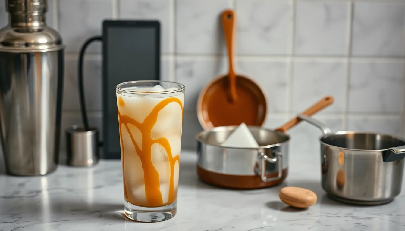 Salted Caramel White Russian Recipe: Creamy Cocktail with Sweet & Salty Twist 2 Salted Caramel White Russian Recipe: Creamy Cocktail with Sweet & Salty Twist 1