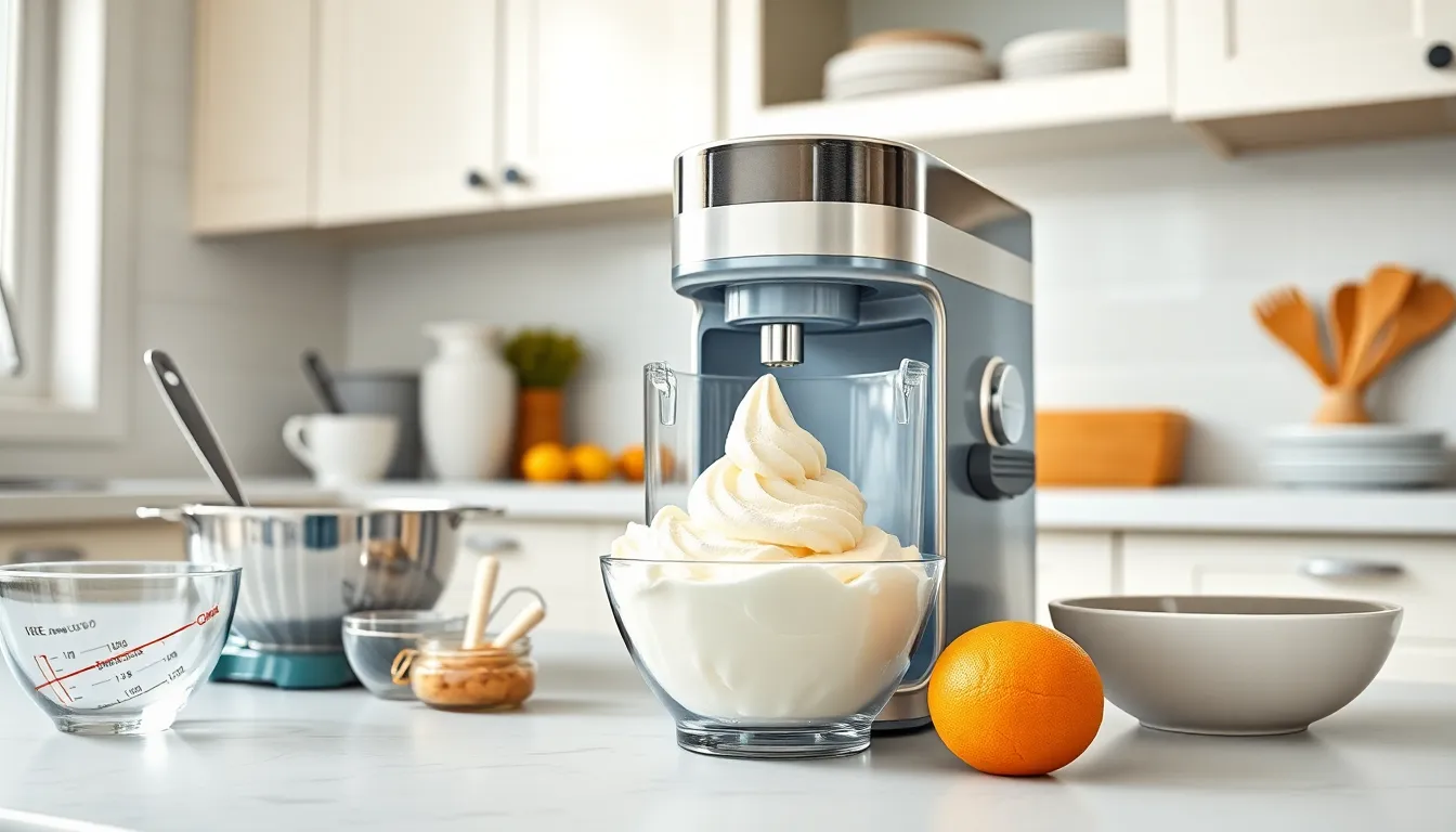 Easy Homemade Vanilla Frozen Yogurt Recipe (No Ice Cream Maker Needed!) 2 Easy Homemade Vanilla Frozen Yogurt Recipe (No Ice Cream Maker Needed!) 1