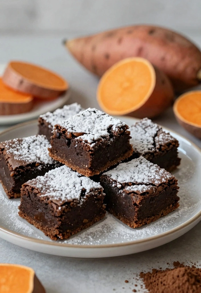 10 Aesthetic Dessert Recipes for Beautiful Trendy Treats 100 10 Aesthetic Dessert Recipes for Beautiful Trendy Treats - 10. Sweet Potato Brownies