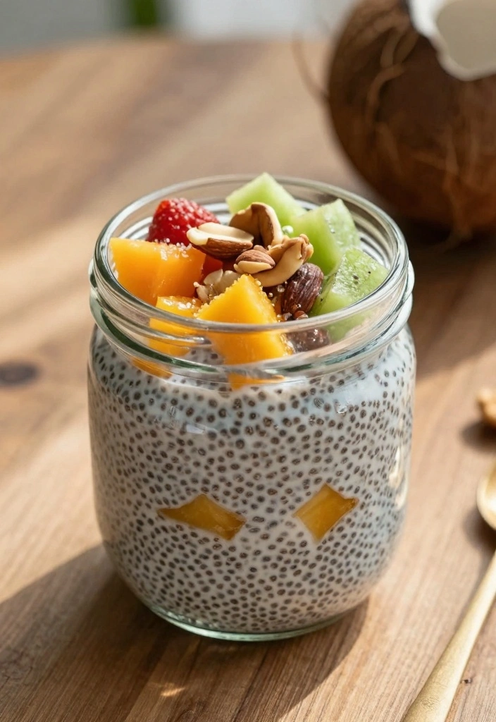 10 Aesthetic Dessert Recipes for Beautiful Trendy Treats 45 10 Aesthetic Dessert Recipes for Beautiful Trendy Treats - 5. Coconut Chia Pudding