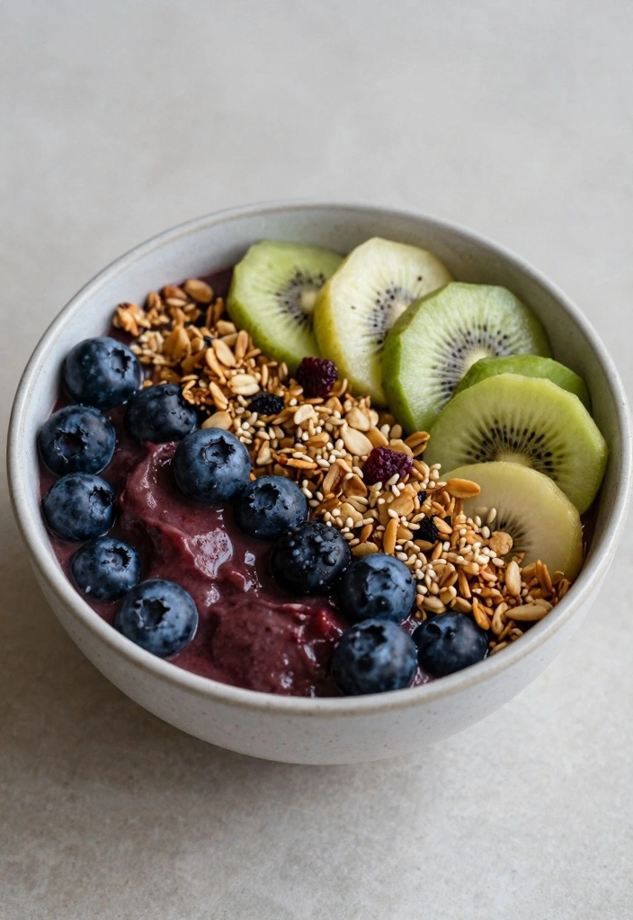 10 Aesthetic Dessert Recipes for Beautiful Trendy Treats 56 10 Aesthetic Dessert Recipes for Beautiful Trendy Treats - 6. Berry Acai Bowl