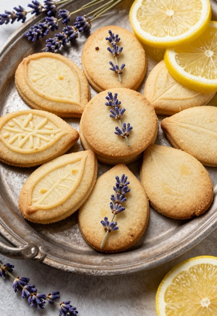 10 Afternoon Tea Cookie Recipes for Elegant Light Sweets 12 10 Afternoon Tea Cookie Recipes for Elegant Light Sweets - 2. Lemon Lavender Shortbread Cookies
