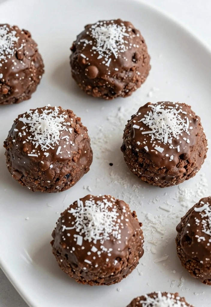 10 Baking Cocoa Powder Recipes for Rich Deep Chocolate Treats 56 10 Baking Cocoa Powder Recipes for Rich Deep Chocolate Treats - 6. Chocolate Coconut Energy Bites