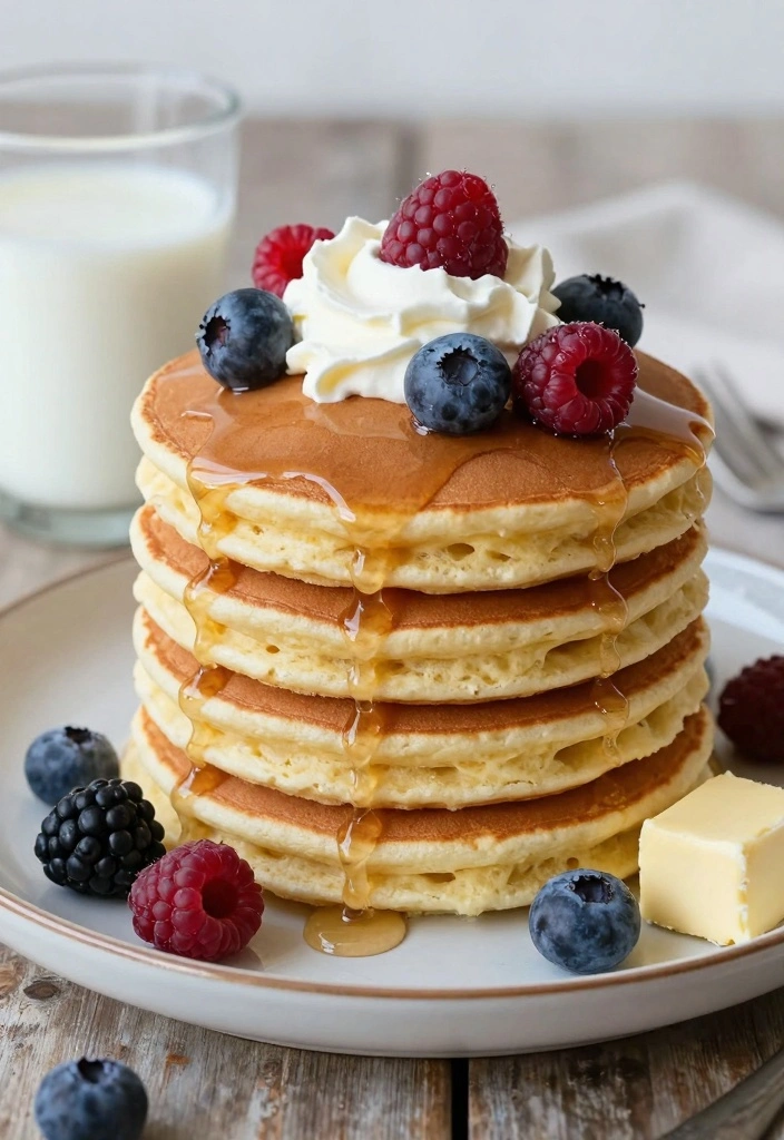10 Baking With Milk Recipes for Soft Tender Rich Texture 1 10 Baking With Milk Recipes for Soft Tender Rich Texture - 1. Buttermilk Pancakes that Fluff Up