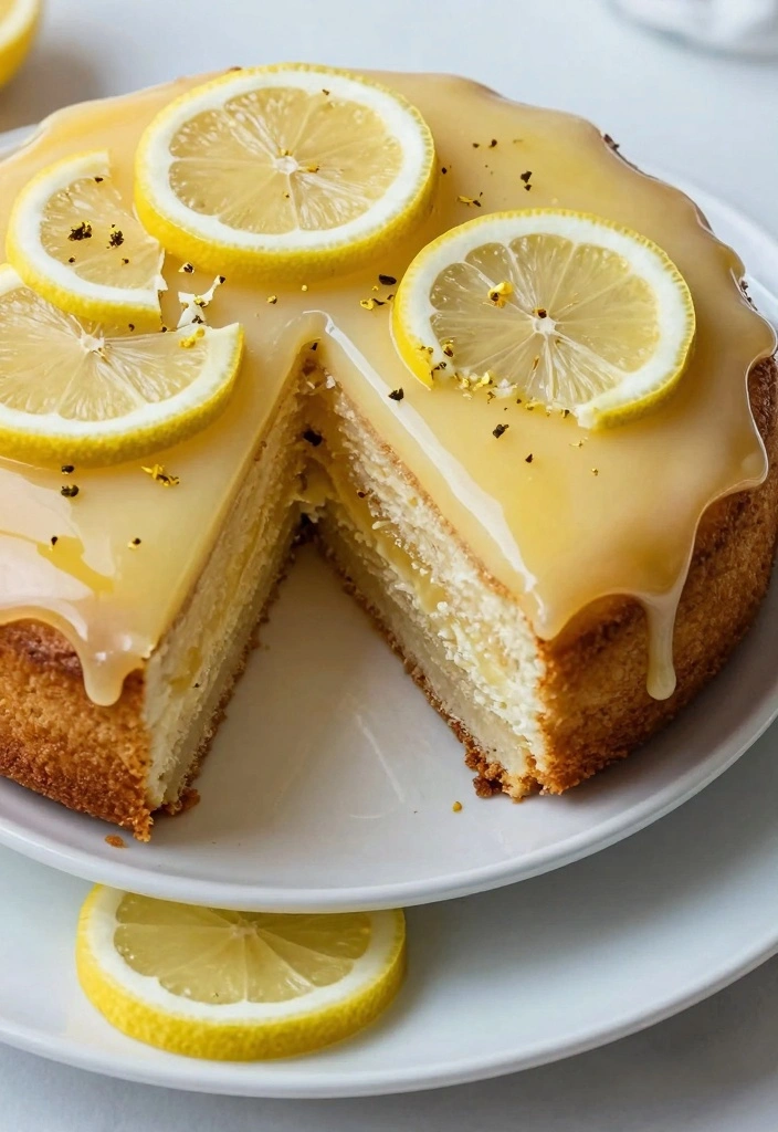 10 Cake Recipes Using Sour Cream for Moist Rich Texture 23 10 Cake Recipes Using Sour Cream for Moist Rich Texture - 3. Lemon Sour Cream Cake