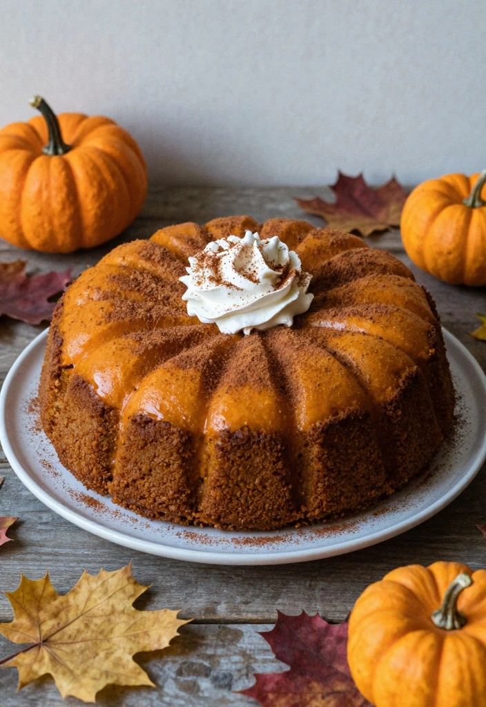 10 Cake Recipes Using Sour Cream for Moist Rich Texture 89 10 Cake Recipes Using Sour Cream for Moist Rich Texture - 9. Pumpkin Sour Cream Cake