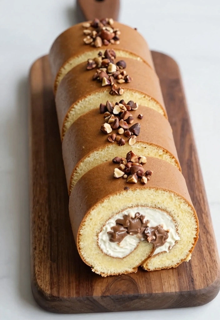 10 Cake Roll Recipes for Soft Sweet Filled Desserts 56 10 Cake Roll Recipes for Soft Sweet Filled Desserts - 6. Nutella Hazelnut Cake Roll