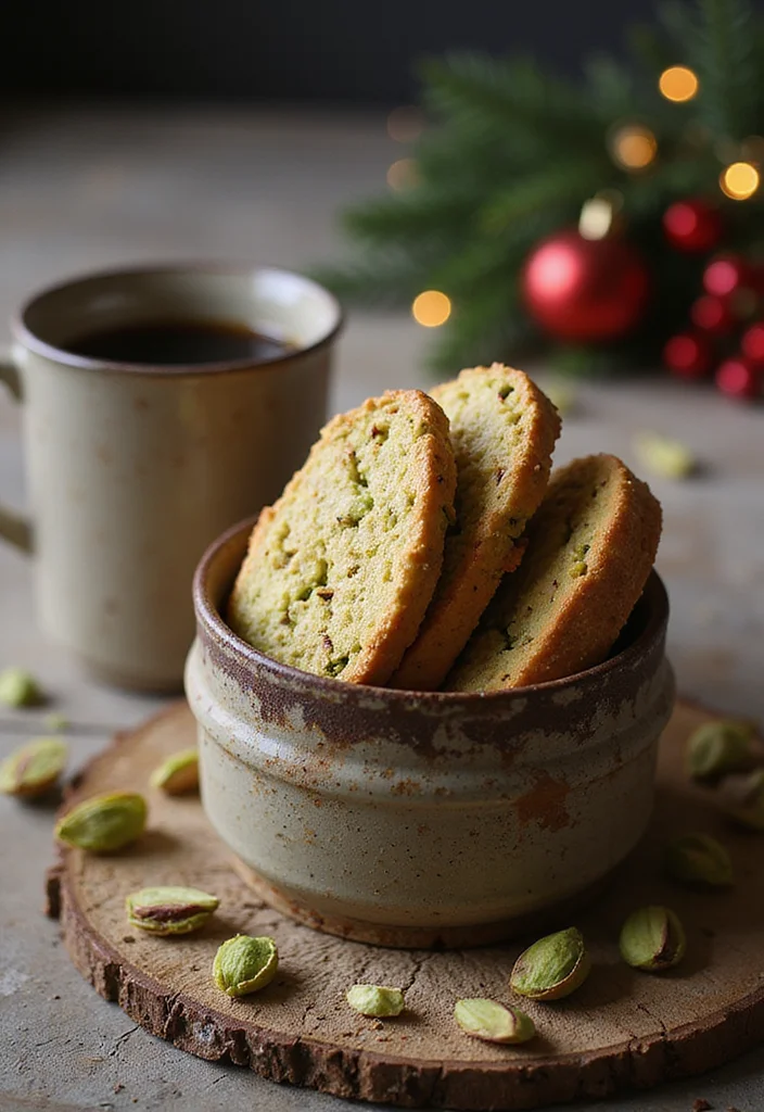 10 Christmas Pistachio Cookie Recipes for Festive Nutty Flavor 100 10 Christmas Pistachio Cookie Recipes for Festive Nutty Flavor - 10. Pistachio Biscotti