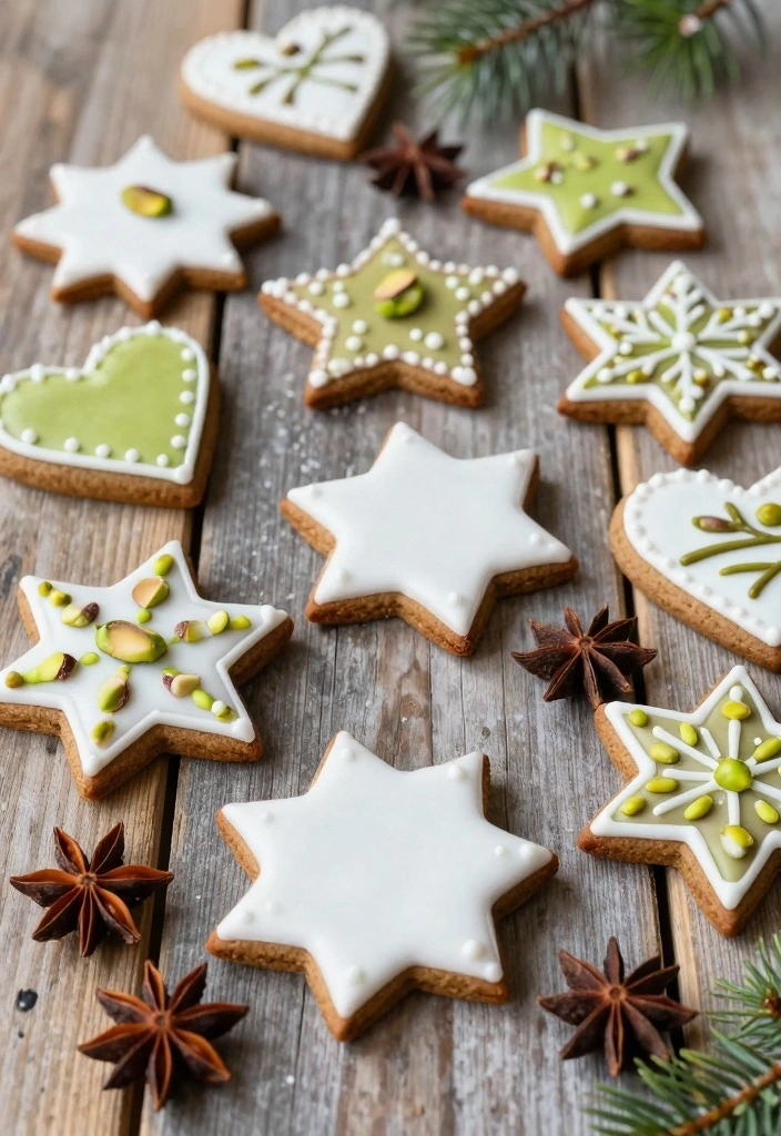 10 Christmas Pistachio Cookie Recipes for Festive Nutty Flavor 67 10 Christmas Pistachio Cookie Recipes for Festive Nutty Flavor - 7. Spiced Pistachio Gingerbread Cookies