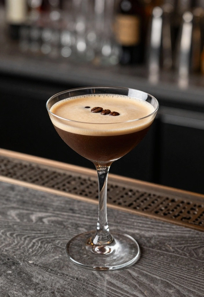 10 Cocktail Shaker Recipes for Smooth Perfectly Mixed Drinks 34 10 Cocktail Shaker Recipes for Smooth Perfectly Mixed Drinks - 4. Elegant Espresso Martini
