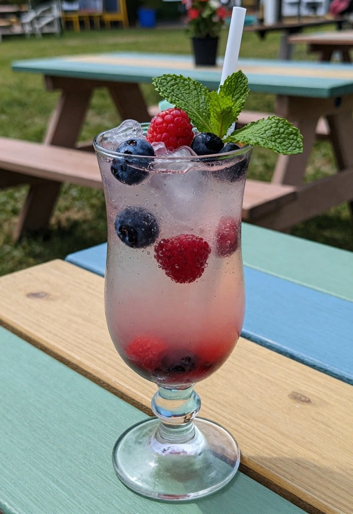 10 Coconut Cocktail Recipes for Creamy Tropical Island Flavor 100 10 Coconut Cocktail Recipes for Creamy Tropical Island Flavor - 10. Coconut Berry Spritzer