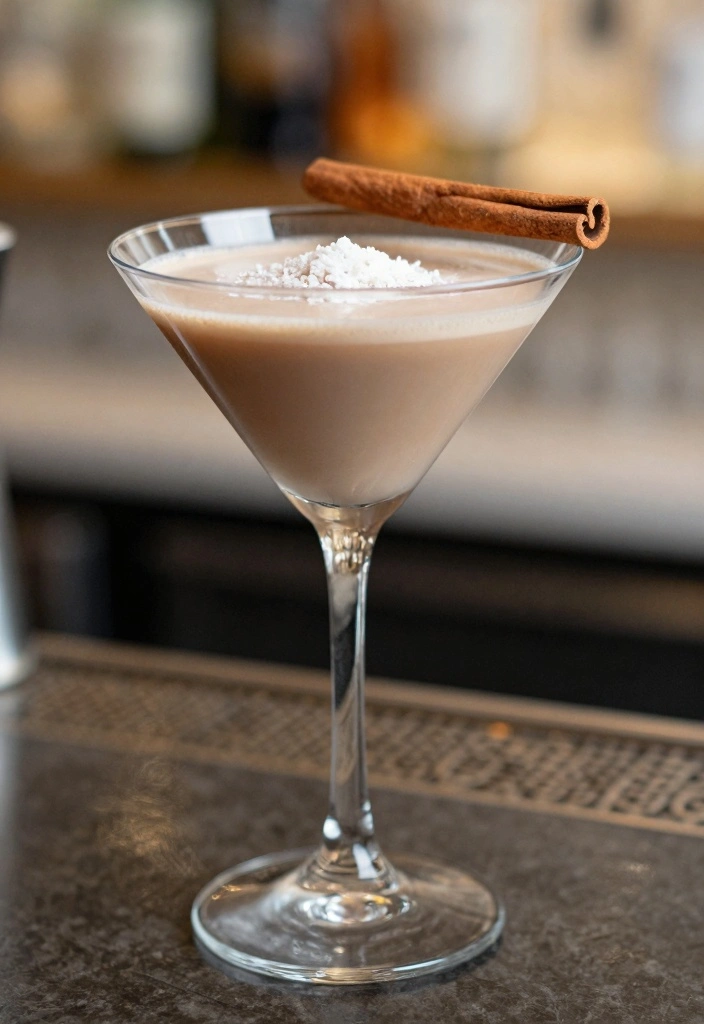 10 Coconut Cocktail Recipes for Creamy Tropical Island Flavor 67 10 Coconut Cocktail Recipes for Creamy Tropical Island Flavor - 7. Coconut Chai Martini